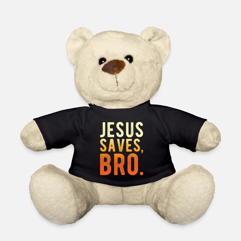 Jesus Rettet Bruder - Teddy - Schwarz