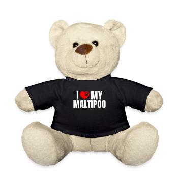 Maltipoo Gifts - Teddy - Schwarz - Vorne