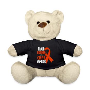 Proud brother of a crps warrior chronic - Teddy Bear - black - Front