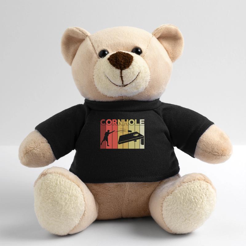 Cornhole Game Retro Teddy Bear