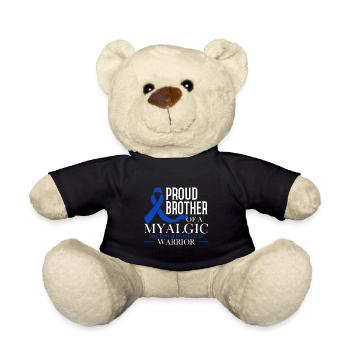 Fier frère d’un myalgique - Nounours - noir - Devant