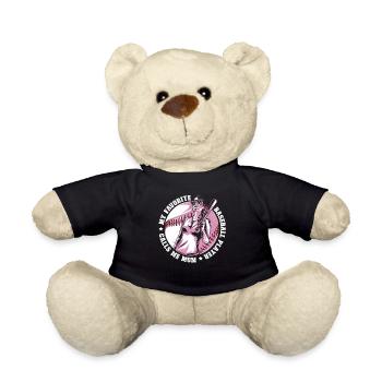 Baseball Mutter Baseball Mama - Teddy - Schwarz - Vorne
