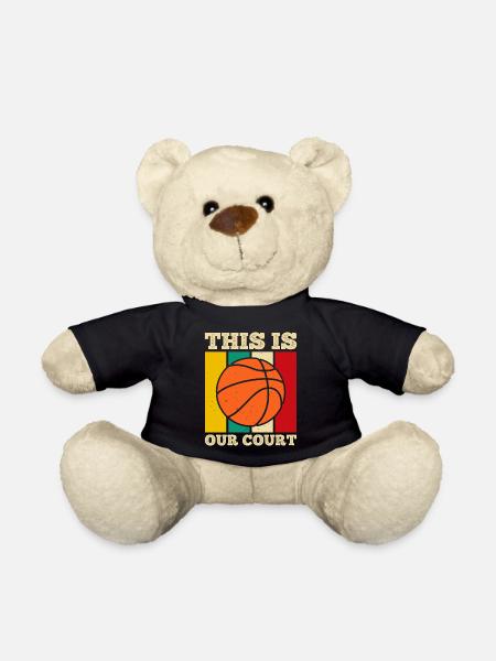 Basketball Basketballer - Teddy - Schwarz