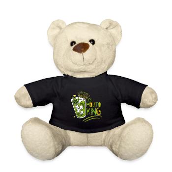 Cocktail Liebhaber Alkohol Trinker Liquor Schuss - Teddy - Schwarz - Vorne