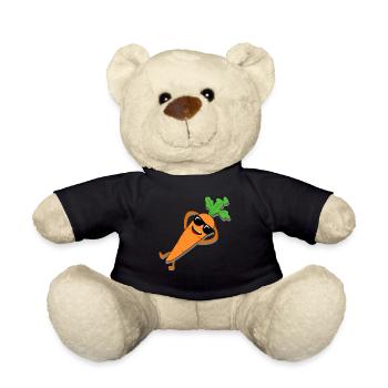 Carrot with Sunglasses Carrots - Teddy - Schwarz - Vorne