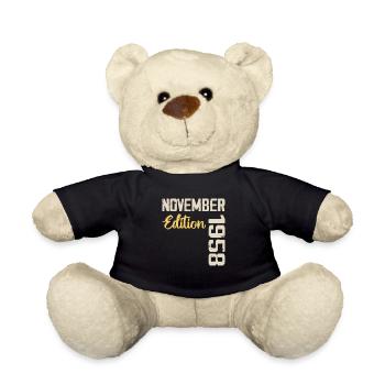 Geboren im November 1958 - Ausgabe 1958 - Teddy - Schwarz - Vorne