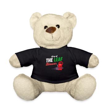 King of the Leaf Blower Landscaper - Teddy Bear - black - Front