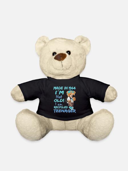 1964 anniversaire Teddy drôle vieux adolescent - Nounours - noir