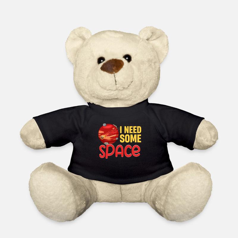 Ich Brauche Etwas Weltraum-astrophysik Mädchen - Teddy - Schwarz