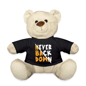 Ne reculez jamais dans la conception - Nounours - noir - Devant