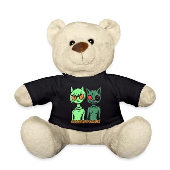Manga Anime, Jeder mag doch Katzen-Mädchen, oder? - Teddy - Schwarz - Vorne