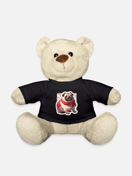 Carlin Carlin Chien Carlin Noël Carlin Noël - Nounours - noir