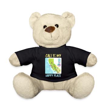 Californie, Californie Amour, Carte, Dicton - Nounours - noir - Devant