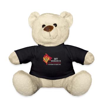 Nichts macht mir Angst Meine Frau ist - Teddy - Schwarz - Vorne