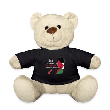 Rien ne me fait peur Ma femme est - Nounours - noir - Devant