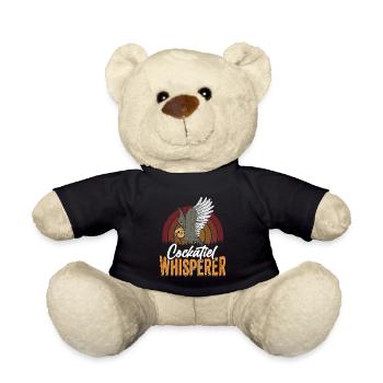 Cockatiel Whisperer Bird Avian Parrot Owner - Teddy Bear - black - Front