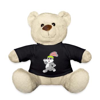 Lapin, Joggeur, Jogging, Sport - Nounours - noir - Devant