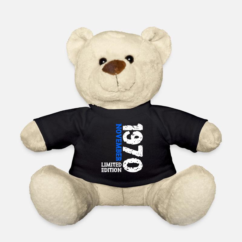 1970 November Limited Edition 53. Geburtstag Deko - Teddy - Schwarz