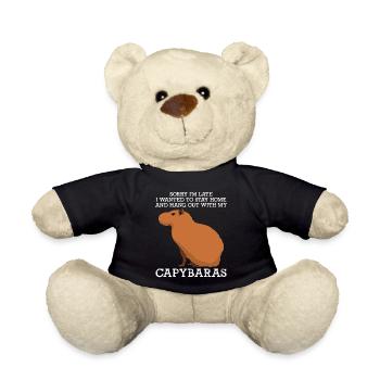 Capybaras Joke Capybara - Teddy - Schwarz - Vorne
