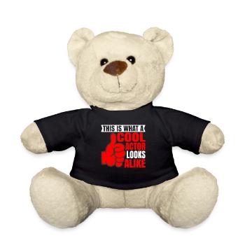 This Is What A Cool Actor Looks Alike 2 - Teddy Bear - black - Front