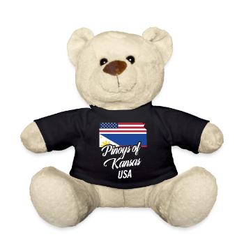 Filipinos of Kansas Design für stolze Fil-Ams - Teddy - Schwarz - Vorne