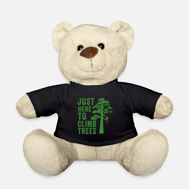 Baumpfleger Baumchirurg Holzarbeiter Lustiger Holzfäller - Teddy - Schwarz