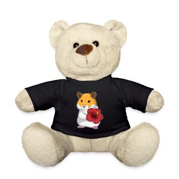 Hamster Hibiscus - Teddy Bear - black - Front