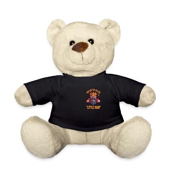 Petit roi enragé, qui appelles-tu petit ici - Nounours - noir - Devant