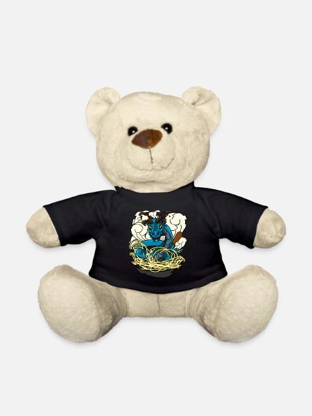 Wok Pan Dragon - Teddy - Schwarz