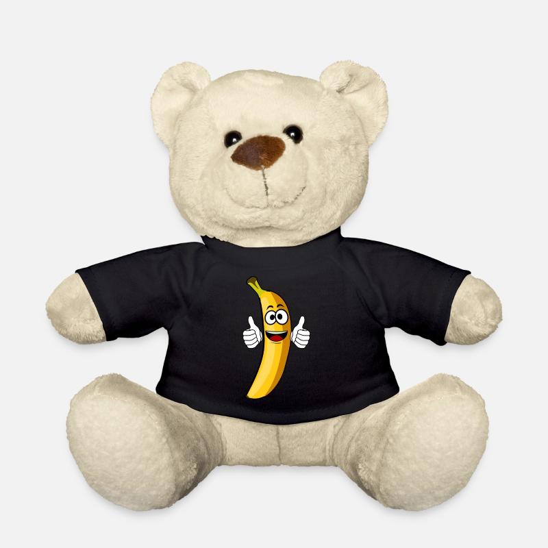 Bananes Banane - Nounours - noir