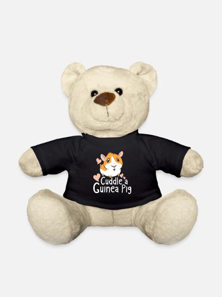 Guinea Pig Lover Furry Potato - Teddy Bear - black