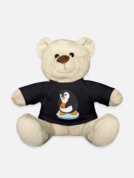 Pinguin Basketballspieler Basketball - Teddy - Schwarz