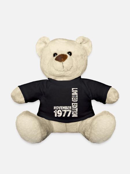 November 1977 Limited Edition 46 Jahren Mann Frau - Teddy - Schwarz