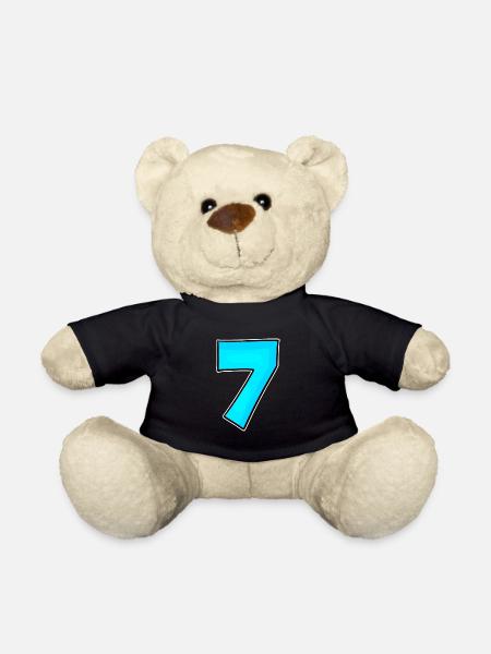 7 - Sieben - Teddy - Schwarz