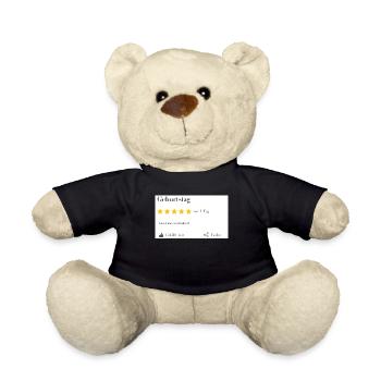 Geburtstag... Lasst uns betrinken! - Teddy - Schwarz - Vorne