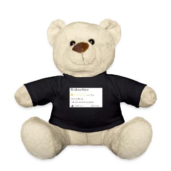 Noch 2 Glühwein... - Teddy - Schwarz - Vorne