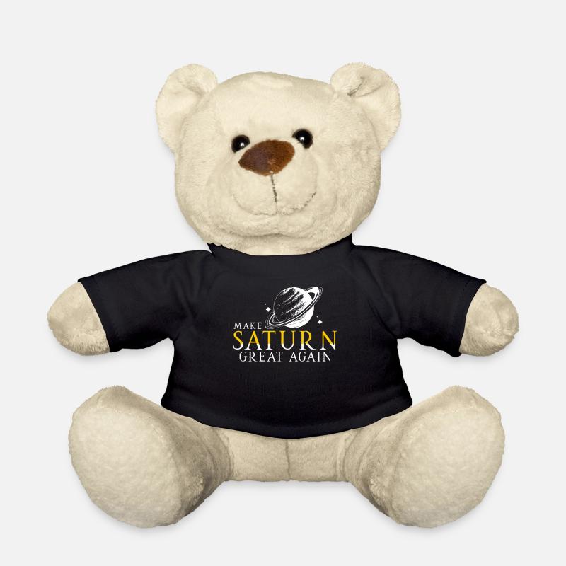 Saturn Raum Planet Sonnensystem Antike Römer - Teddy - Schwarz
