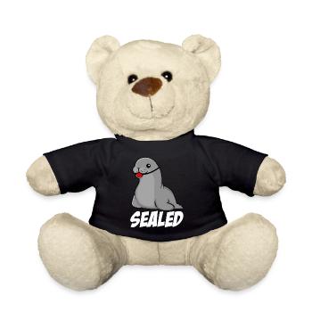 Seal Joke with Pinneped - Teddy - Schwarz - Vorne