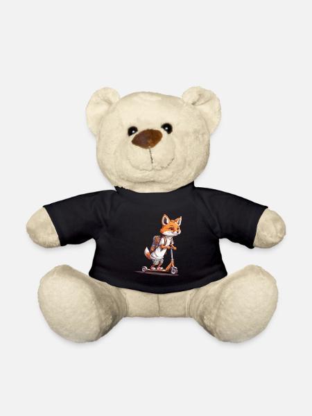 Adventure Fox Premier jour d’école Scooter Design - Nounours - noir