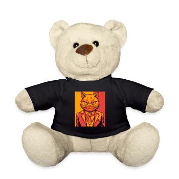Katze - Teddy - Schwarz - Vorne