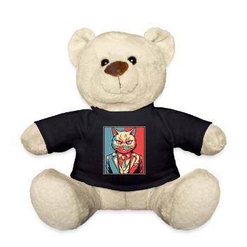 Katze - Teddy - Schwarz - Vorne