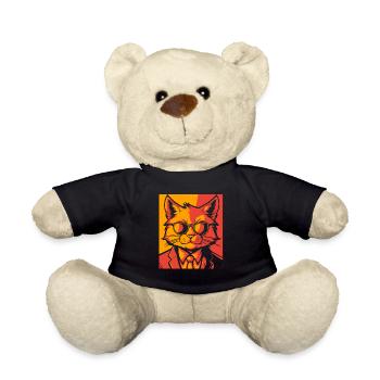 Katze - Teddy - Schwarz - Vorne