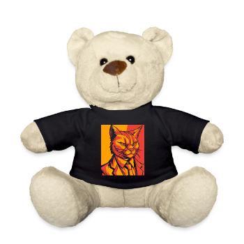 Katze - Teddy - Schwarz - Vorne