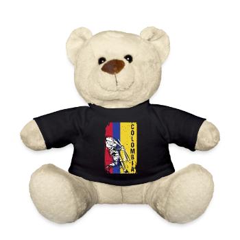 Kolumbien Baseball Nationalmannschaft Championship - Teddy - Schwarz - Vorne