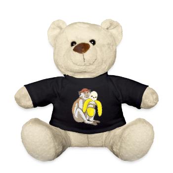 Singe Banane - Nounours - noir - Devant
