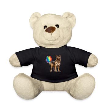 Berger Allemand Drôle Rainbow Pet - Nounours - noir - Devant