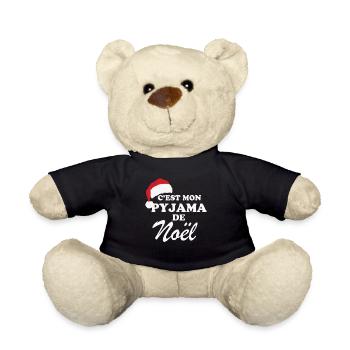 C’est mon pyjama de Noël - Nounours - noir - Devant