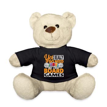 Board Games Game Board Gift - Teddy Bear - black - Front