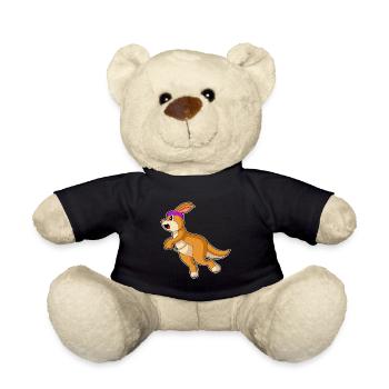 Kangaroo Jogger Jogging Sport - Teddy Bear - black - Front