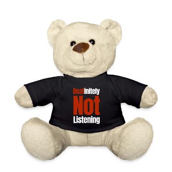Definitiv Taub Und Fantastisch Beeinträchtigter - Teddy - Schwarz - Vorne